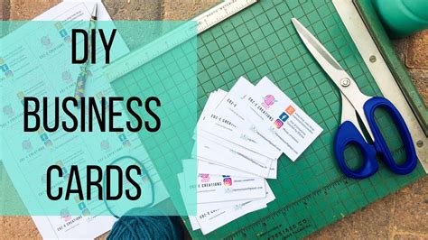 how to print your own business cards at home and why you should consider using recycled materials